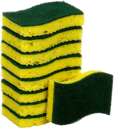 Scotch-Brite Heavy Duty Scrub Sponges, 9 Scrub Sponges, Stands Up to Stuck-on Grime