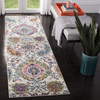 Safavieh Madison Collection MAD600B Boho Chic Glam Paisley Non-Shedding Stain Resistant Living Room Bedroom Area Rug, 6'7" x 6'7" Square, Cream / Multi