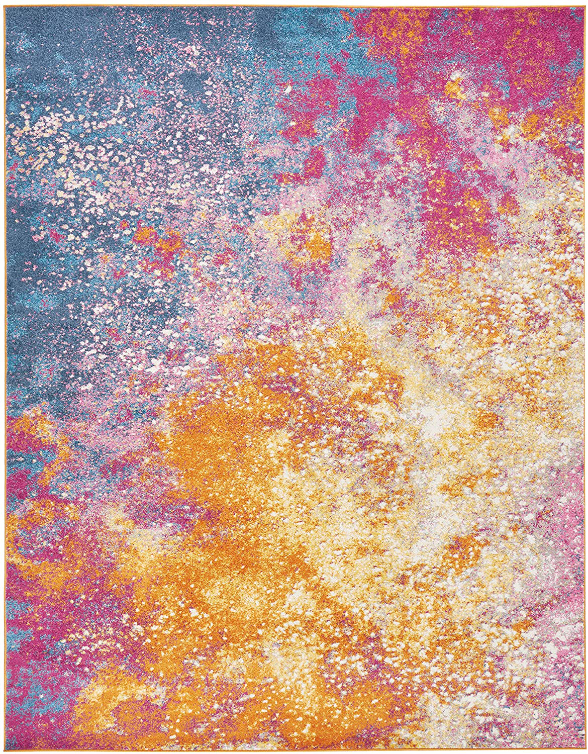 Nourison Passion Bohemian Abstract Sunburst 3'9" x 5'9" Area Rug, (4' x 6')