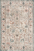nuLOOM Rose Persian Vintage Area Rug, 4' x 6', Beige