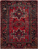 Safavieh Vintage Hamadan Collection VTH211Q Oriental Traditional Persian Non-Shedding Stain Resistant Living Room Bedroom Runner, 2'3" x 6' , Red / Light Blue