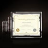 8.5 x 11 Certificate Document Frame Packs4 Diploma Glass Picture Frames for Tabletop