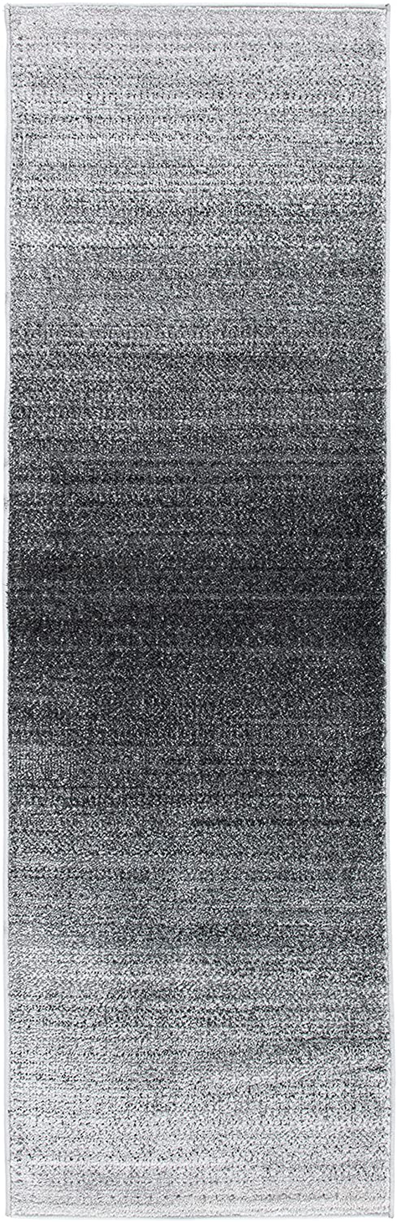 Safavieh Adirondack Collection ADR142H Modern Ombre Runner, 2'6" x 8' , Grey / Dark Grey