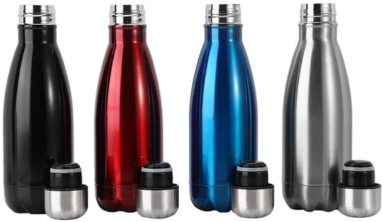 Large Capacity Portable Stainless Steel Travel & To-Go Drinkware Thermal Water Bottles for Cyclists Runners Hikers Picnics Camping