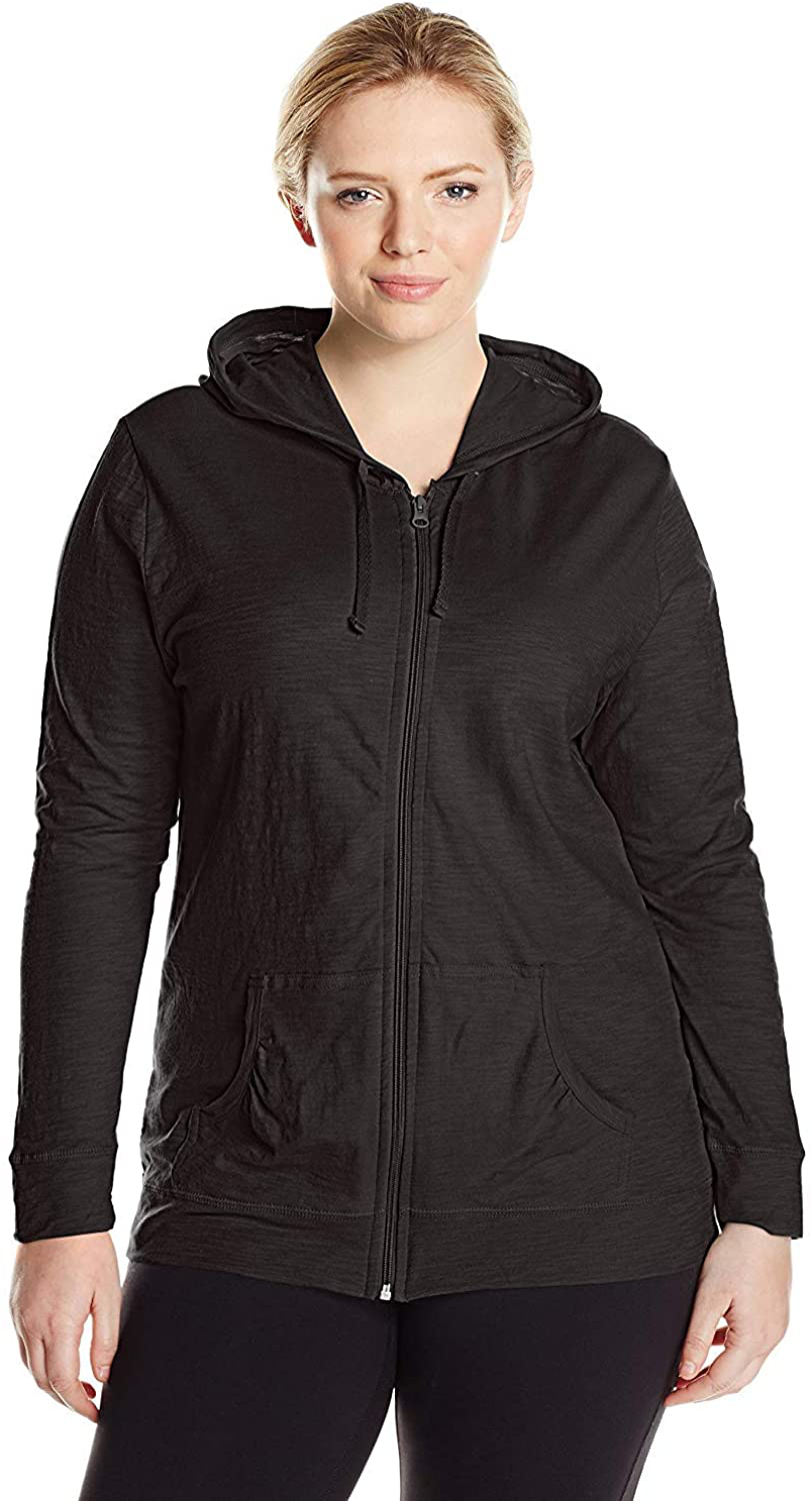 Just My Size Women's Plus-Size EcoSmart Full-Zip Hoodie