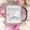 YouNique Designs 2 Year Anniversary Mug for Boyfriend and Girlfriend, 11 Ounces, 2nd Wedding Anniversary Coffee Mug for Husband and Wife, 2 Yr Dating Anniversary Cup for Him And Her (Black Handle)