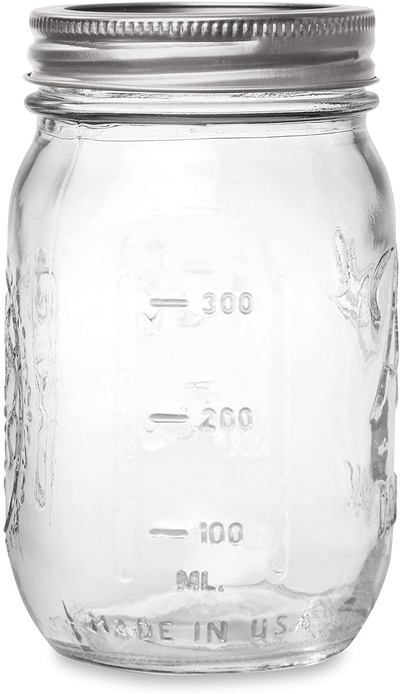 Ball Regular Mouth 16-Ounces Mason Jar with Lids and Bands (12-Units), 12-Pack, AS SHOWN