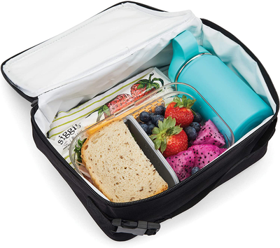 PackIt Freezable Classic Lunch Box, Camo with Hot Pink Trim