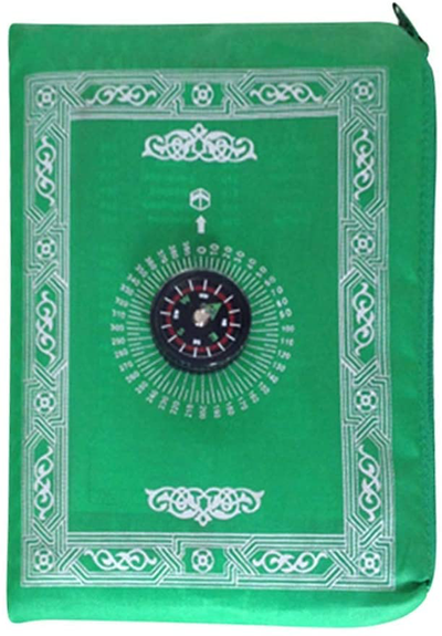 Muslim Prayer Carpet, Muslim Travel Prayer Mat, Travel Compass Islamic Prayer Rug with Compass, Islamic Prayer Rug, Portable Muslim Prayer Blanket, Muslim Penguin Bathroom Decor