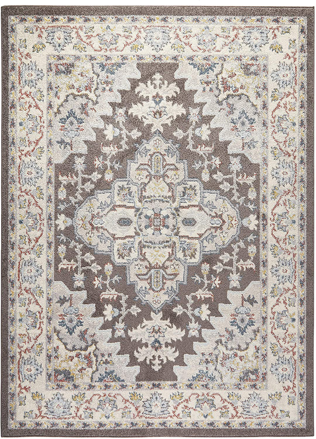 Home Dynamix Venice Loreta Area Rug, 20"x31" Rectangle, Brown Ivory