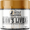 The Wolf Child Co. Lion’s Liver and Bone - Multivitamin Supplement for Dogs - Organic Lion’s Mane Mushroom, Grass-fed Beef Liver & Bone Extract | Energy, Immune, Brain, Bone & Joint | 30 Day Supply