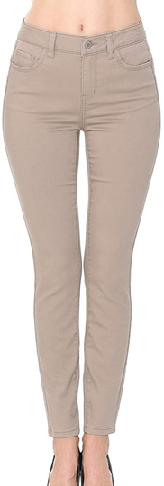 Wax Jean Denim Women's Juniors Push-Up High-Rise Skinny Jean in Fine Cotton D.