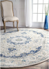 nuLOOM Paisley Verona Vintage Persian Area Rug, 3' x 5' Oval, Blue