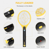 Electric Fly Swatter, Mini Bug Zapper Rechargeable for Mosquito, Flies Killer for Pest Control Indoor and Outdoor, 3800 Volt Power and Triple-Layer Safety Mesh, USB Charging, Bug Zapper Racket Insect