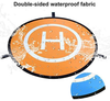 KINBON Drone Landing Pads, Waterproof 30'' Universal Landing Pad Fast-fold Double Sided Quadcopter Landing Pads for RC Drones Helicopter DJI Spark Mavic Pro Phantom 2/3/4 Pro Inspire 2/1 3DR Solo