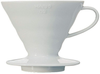 Hario V60 Ceramic Coffee Dripper, Size 02, White