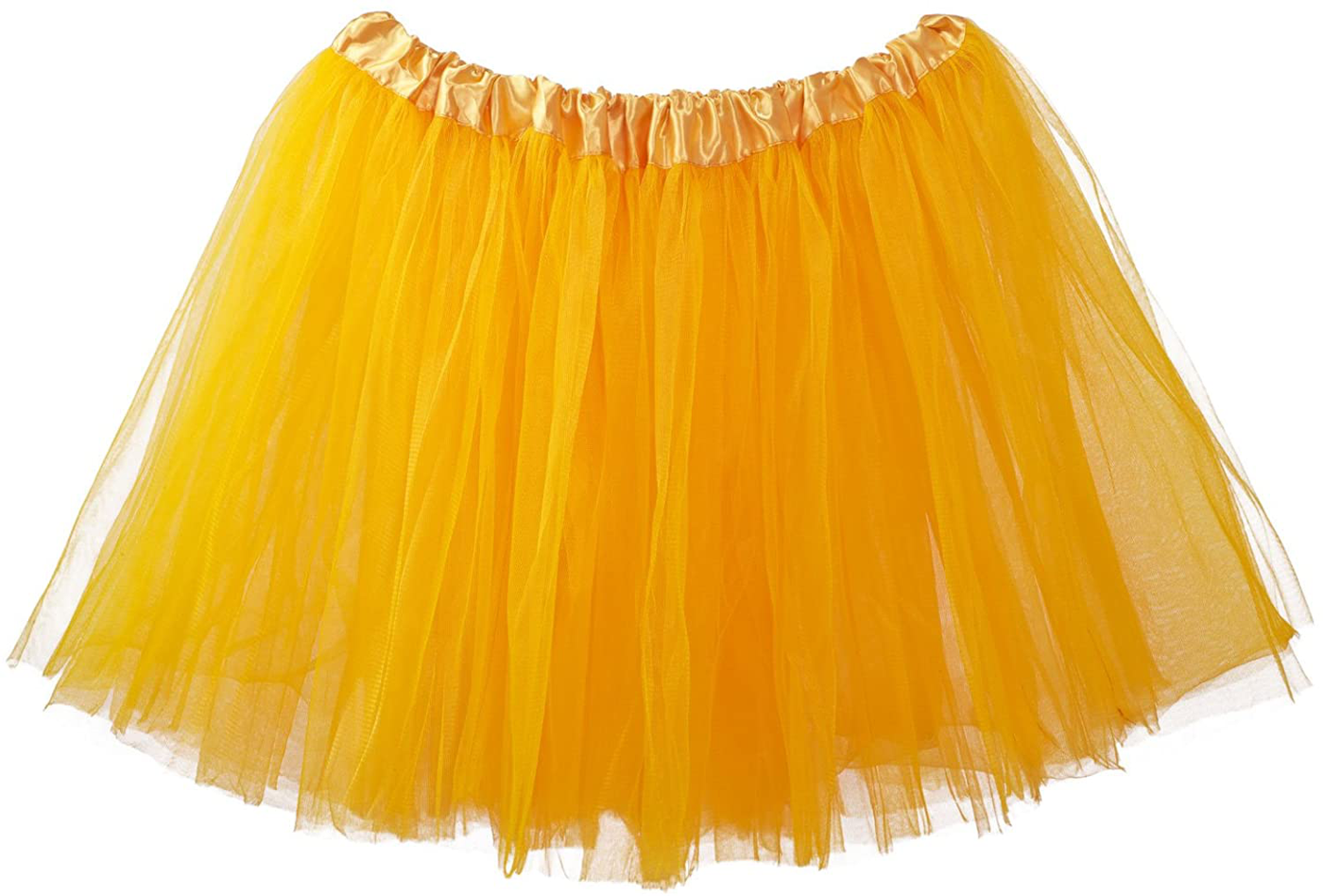 My Lello Adult Tutu Skirt, Classic Elastic 3 Layer Tulle Tutu for Women and Teens