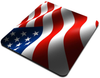 Amcove American USA Flag Waving in The Air Red Blue White Mousepad Non-Slip Rubber Gaming Mouse Pad Rectangle Mouse Pads for Computers Laptop Cat Desk Accessories