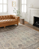 Loloi II Hathaway Collection HTH-04 Beige / Multi, Traditional Runner Rug, 2'-6" x 7'-6"