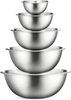 Stainless Steel Mixing Bowls (Set of 5) Stainless Steel Mixing Bowl Set - Easy To Clean, Nesting Bowls for Space Saving Storage, Great for Cooking, Baking, Prepping