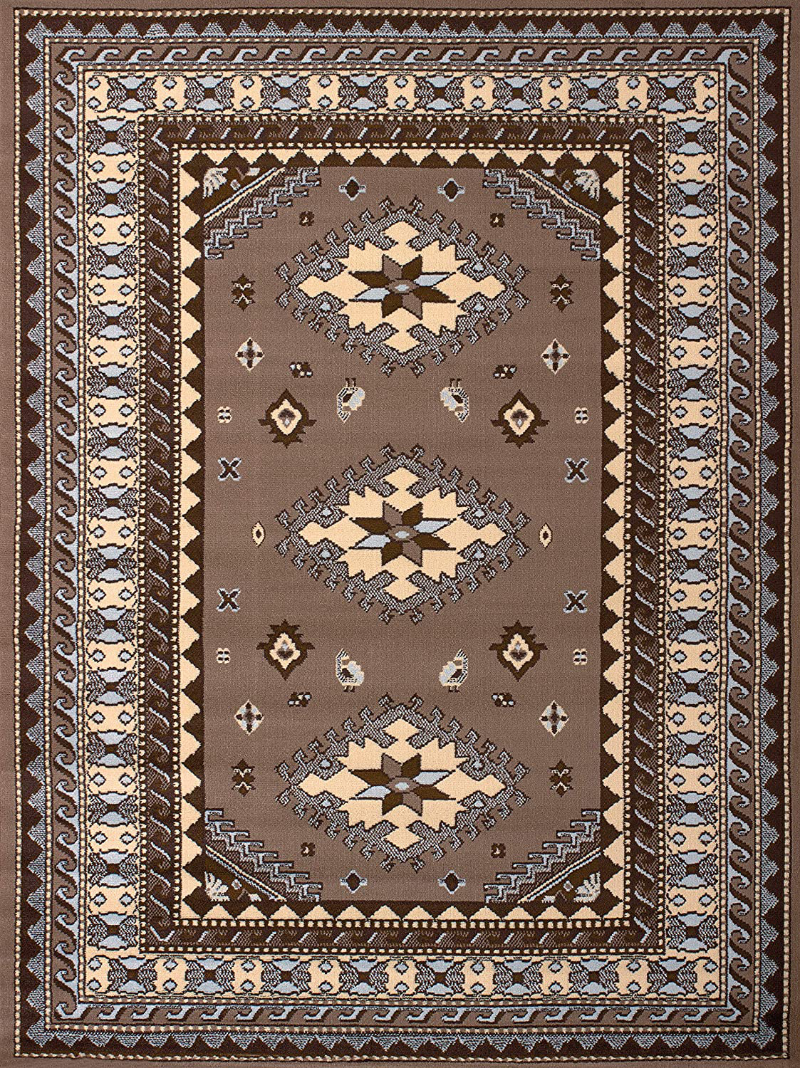 United Weavers of America Dallas Tres Rug, 2 x 3', Ash Beige