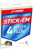 JT Eaton 133N Stick Em Glue Mouse Trap, set of 4