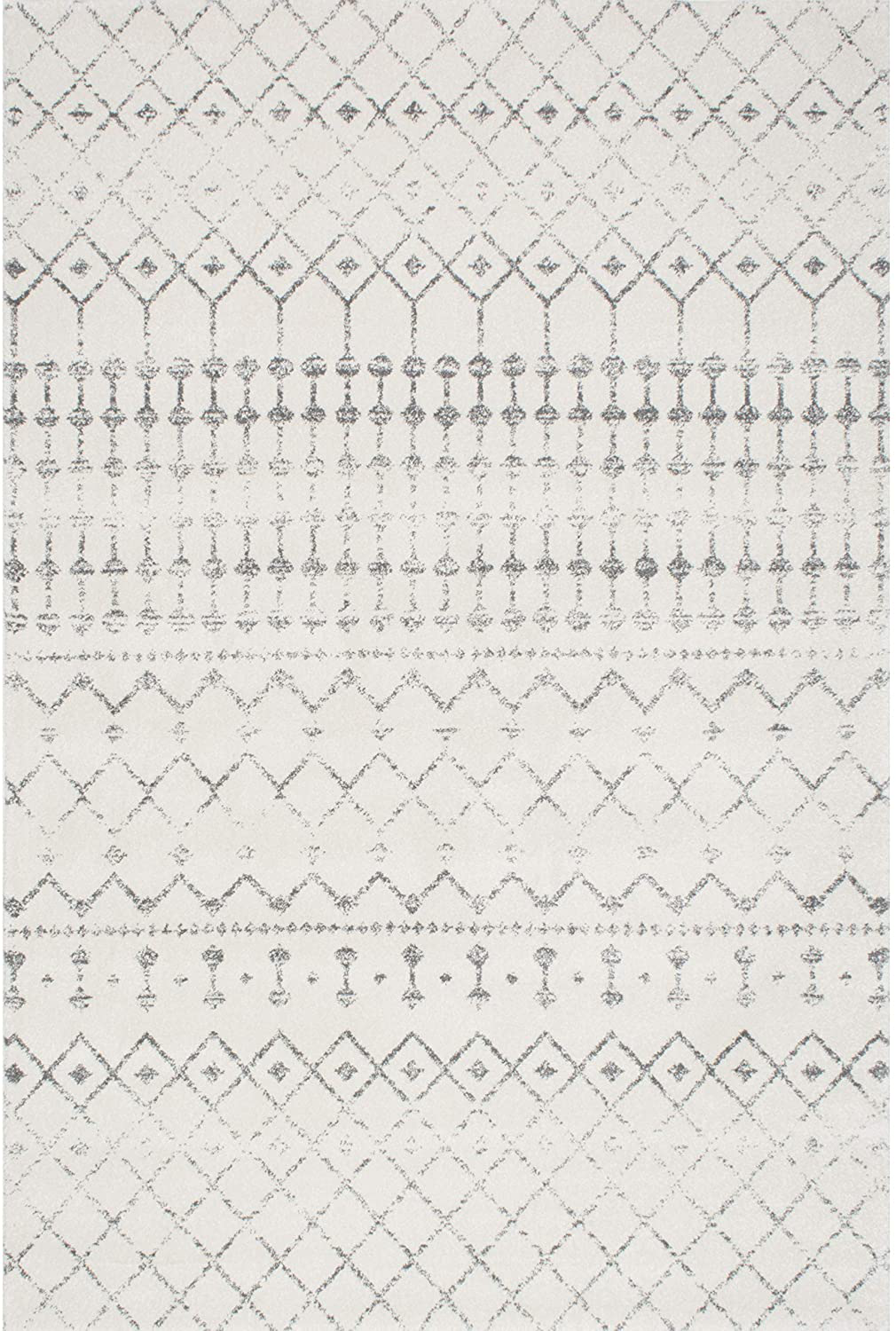 nuLOOM Moroccan Blythe Runner Rug, 2' 6" x 6', Black