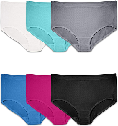 Fruit Of The Loom Women's Fit for Me Plus Size Underwear