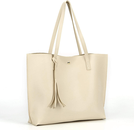 Women's Tote Bags Top Handle Satchel Handbags Faux Leather Tassel Shoulder Purse