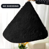 Merelax Soft Modern Indoor Large Shaggy Rug for Bedroom Livingroom Dorm Kids Room Home Decorative, Non-Slip Plush Fluffy Furry Fur Area Rugs Comfy Nursery Accent Floor Carpet 5x8 Feet, Black