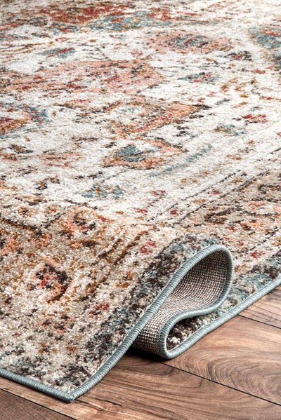 nuLOOM Shane Persian Vintage Runner Rug, 2' 6" x 6', Beige