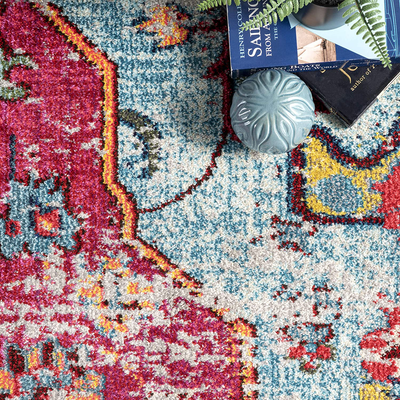 nuLOOM Corbett Vintage Boho Runner Rug, 2' 6" x 8', Multi