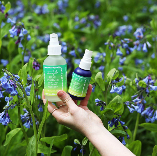 Captain Blankenship Hand Sanitizer Spray, Formulated with 75% Ethyl Alcohol, Essential Oils and Aloe Vera, Travel Size, 2 Ounce, 1 Count