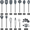 23 Piece Silicone Kitchen Utensil Set - Non-Toxic And Non Stick with Holder