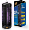 Bug Zapper Indoor and Outdoor - Insects Killer - Fly Trap Outdoor Patio - Insect Killer Zapper - Mosquito Trap - Insect Zapper - Mosquito Attractant Trap - Fly Zapper - Bug Zapper Table Top (Black)