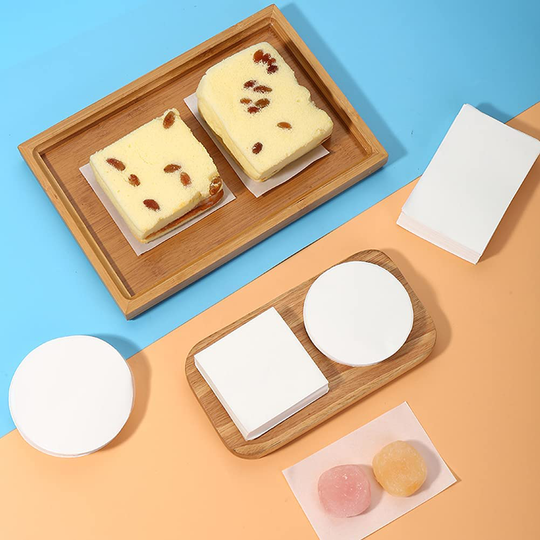 4 Inch Air Fryer Parchment Round Paper, Non-porous No-stick Air Fryer Liners, Air Fryer Paper Suitable for Baking Grilling Steaming Bread Cup Cake Cookie Use for Separating Frozen Patty, Set of 100