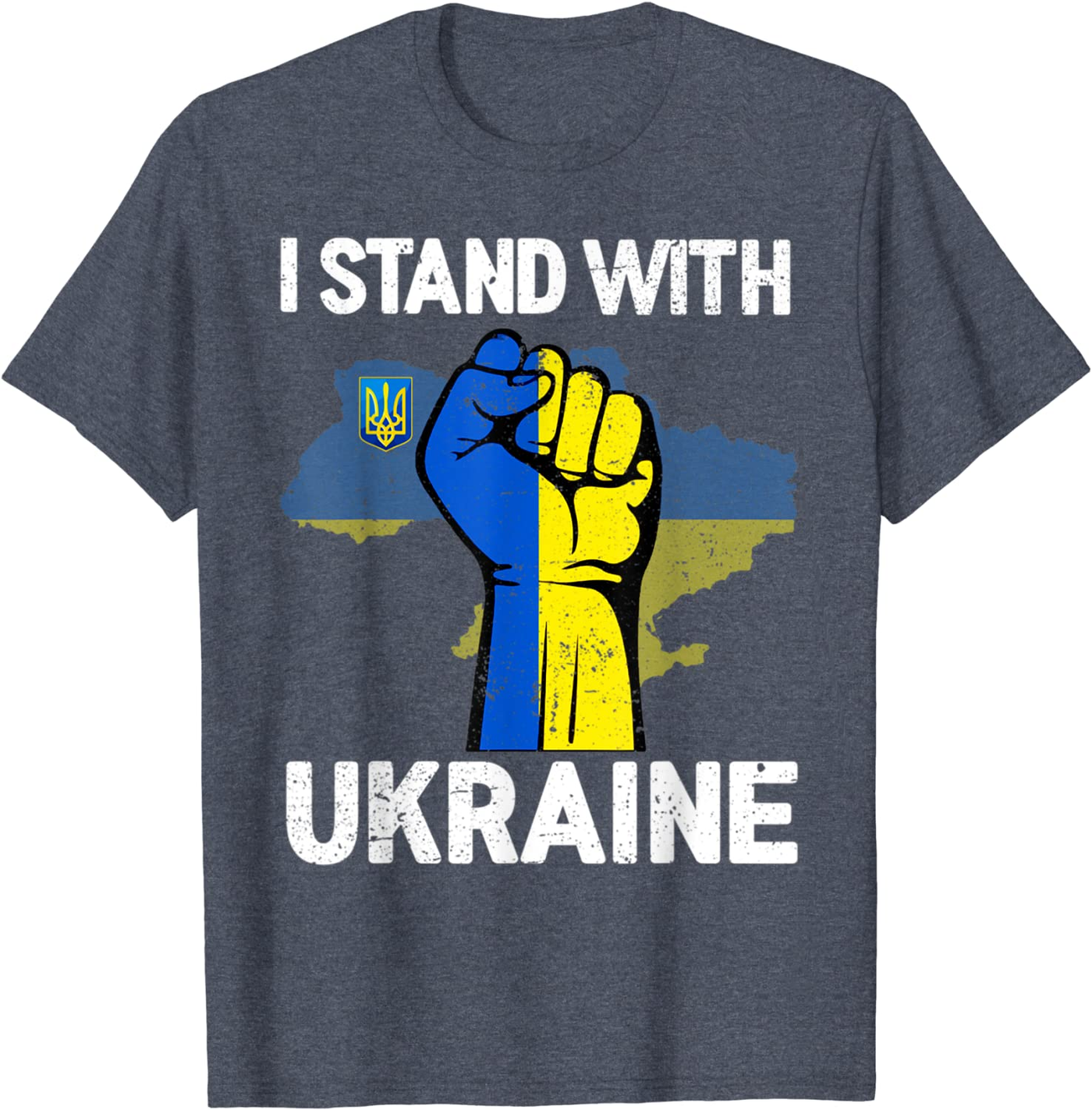 Support Ukraine I Stand With Ukraine Shirt Ukrainian Flag T-Shirt