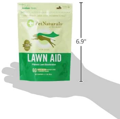 Pet Naturals of Vermont - Lawn Aid, Urine Balance Supplement for Dogs, 60 Bite Sized Chews