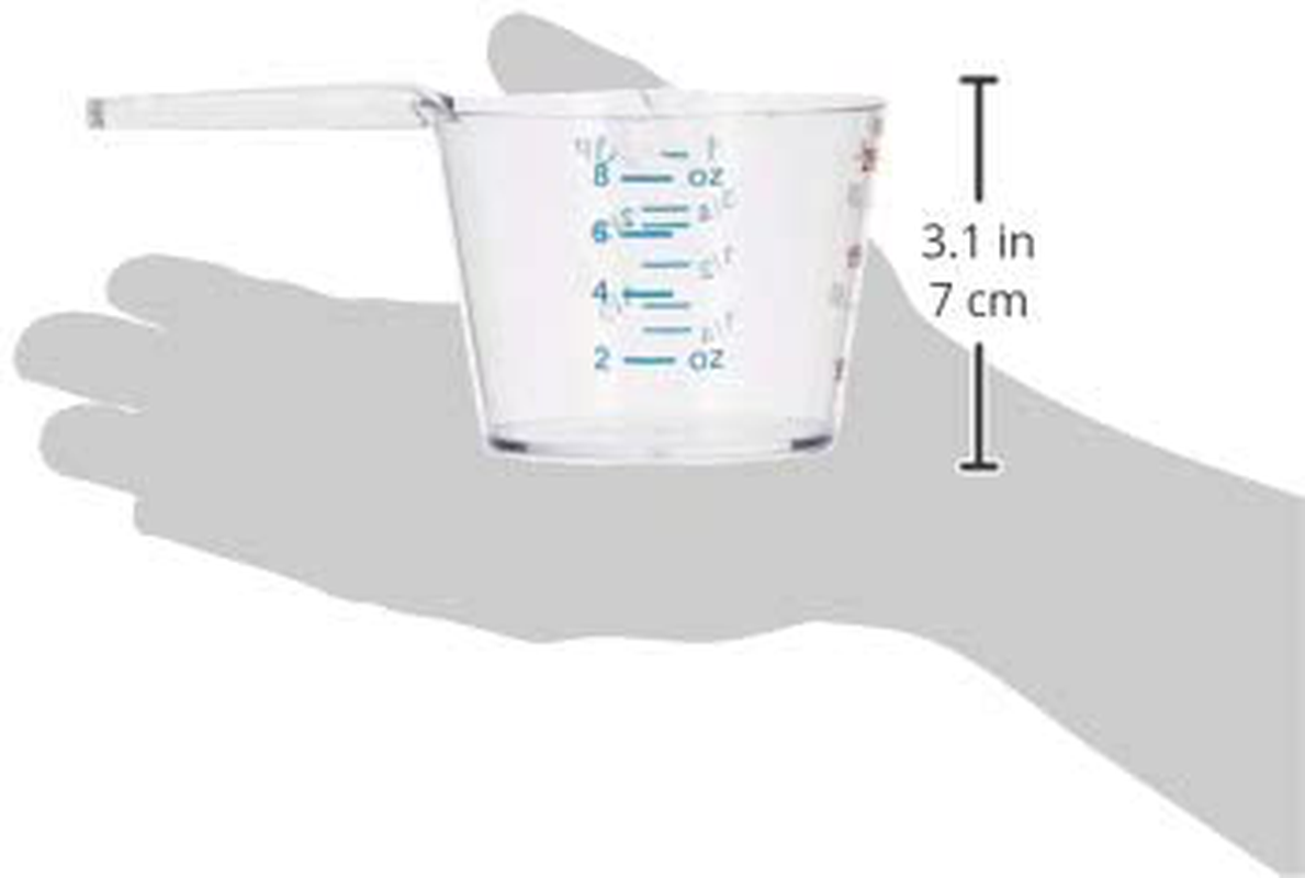 Chef Craft Select Plastic Measuring Cup, 2 Cup, Clear