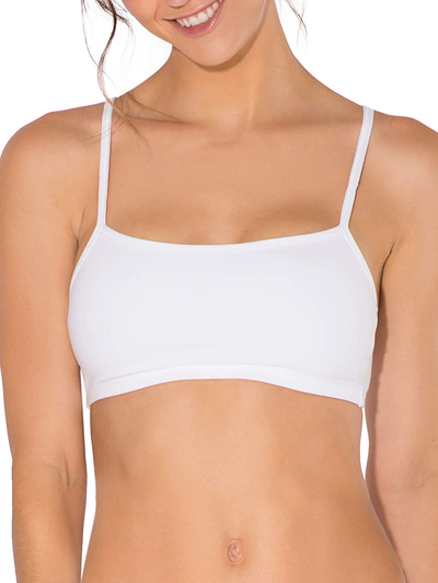 Fruit of the Loom Women's Spaghetti Strap Cotton Pullover Sports Bra