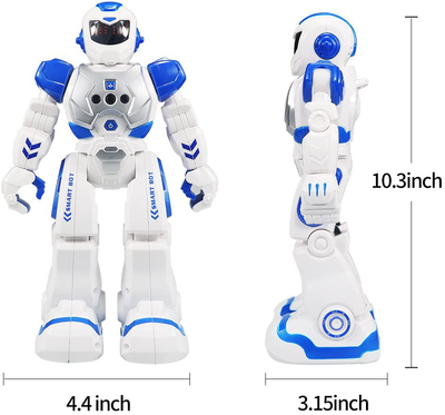 Remote Control Robot For Kids ,Sikaye Intelligent Programmable Robot With Infrared Controller Toys,Dancing,Singing, Moonwalking and LED Eyes,Gesture Sensing Robot Kit For Childrens Entertainment (Red)
