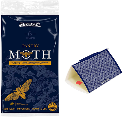 Catchmaster Decorative Pantry Moth Traps - 6 Premium Traps