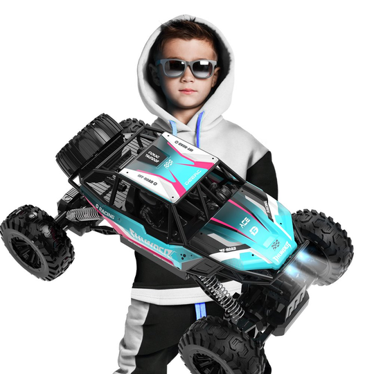 1:12 4WD RC Truck - 2.4Ghz RC Monster Truck with Metal Shell and Light, Remote Control 