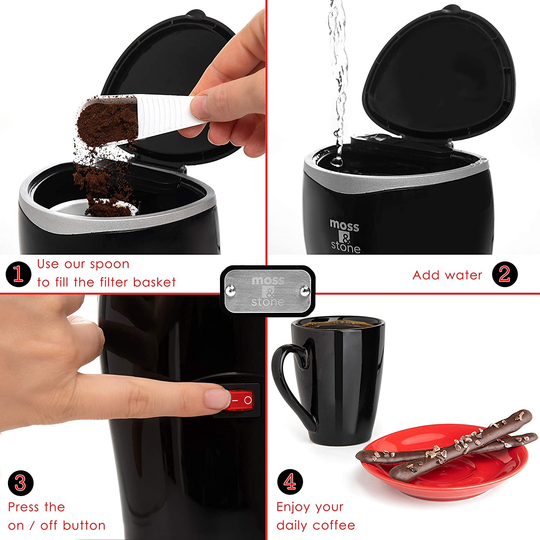 Mini Drip Coffee Maker with Mug