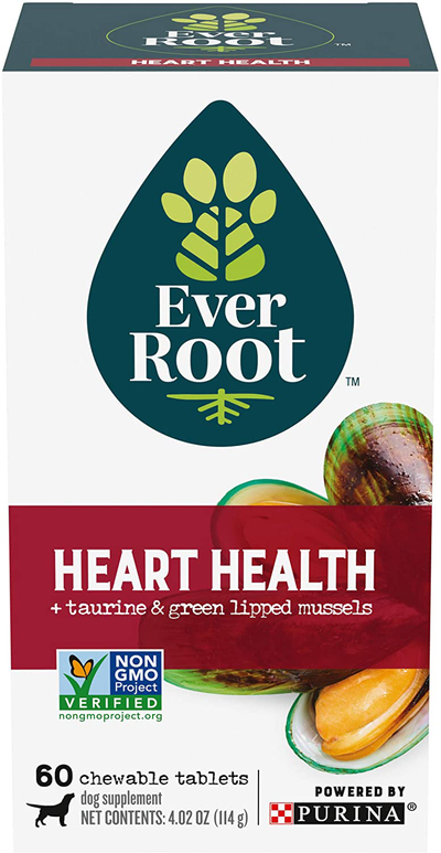 EverRoot Natural, Organic Dog Supplement for Heart Health