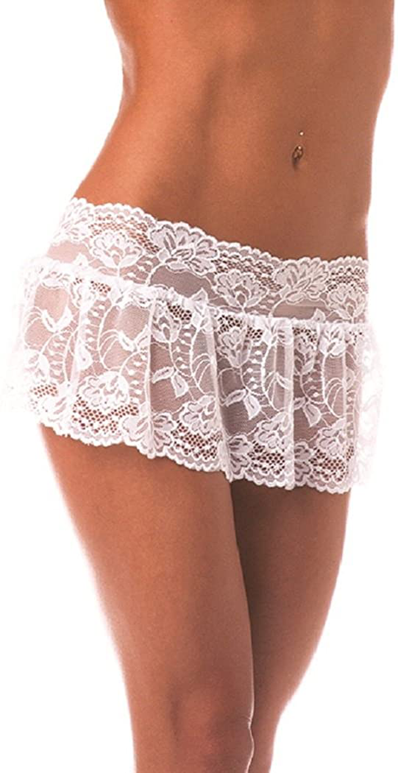 BODYZONE Women's Lace Flirty Skirt