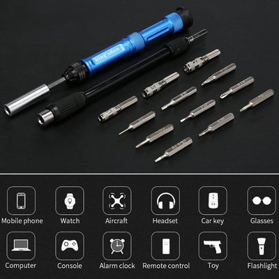 63 in 1 Precision Screwdriver Set with 59 Magnetic Driver Bits, Small Electronic Repair Tool Kit