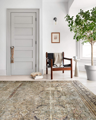 Loloi II Layla LAY-03 Olive Traditional Accent Rug 2'-3" x 3'-9"