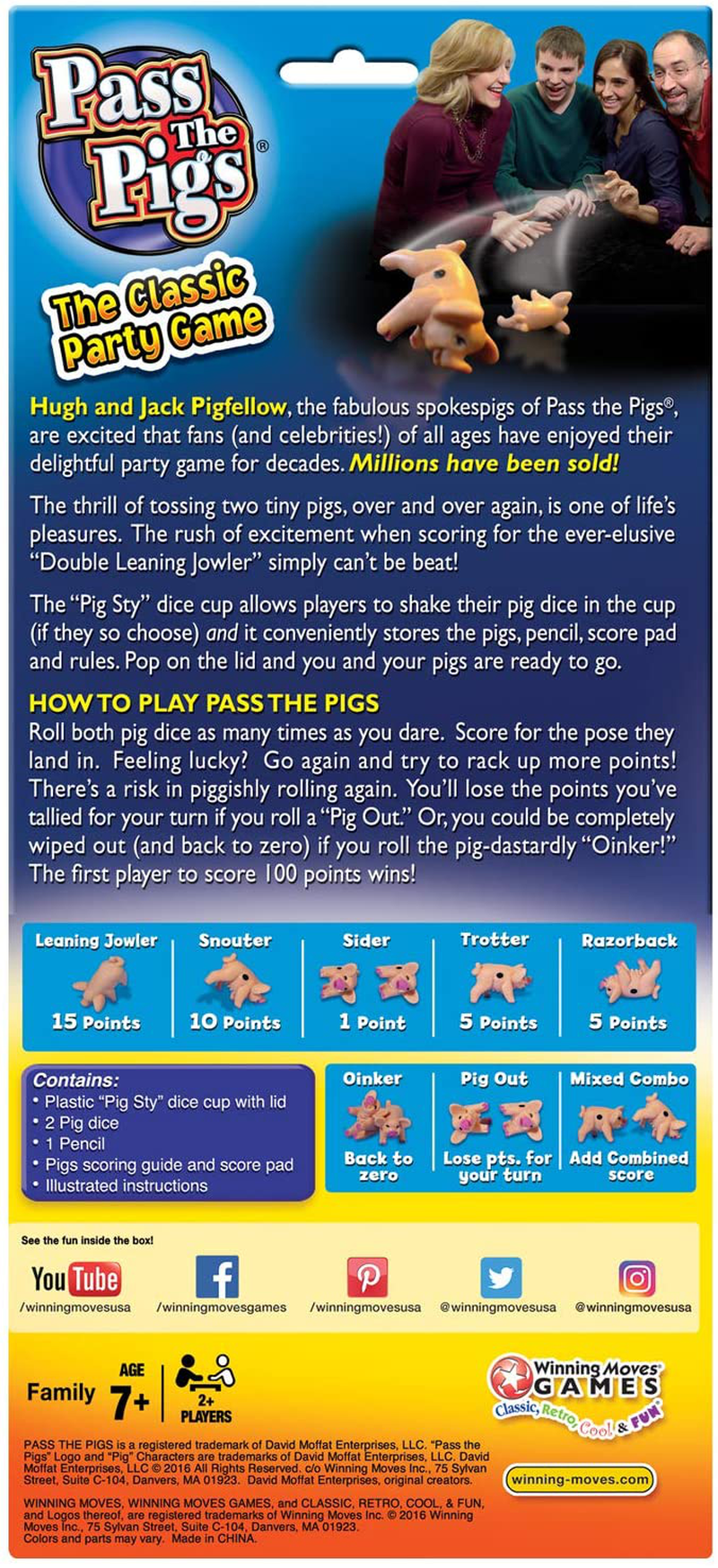 Winning Moves Games Pass The Pigs