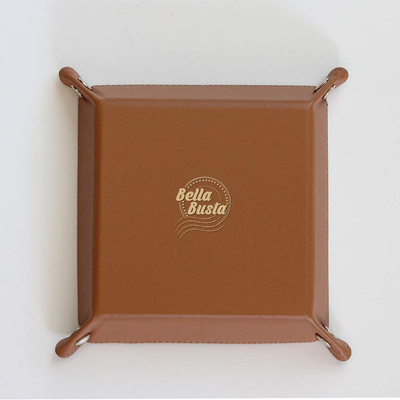 Bella Busta- 2 Years Anniversary-Traditional Cotton Gift for 2 Years Anniversary-Print Cotton Tray Valet (Cotton Tray)